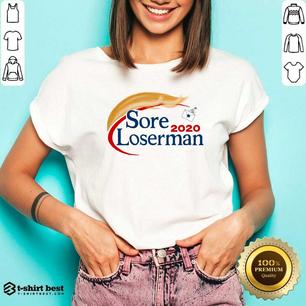 Sore Loserman 2020 V-neck - Design By 1tees.com