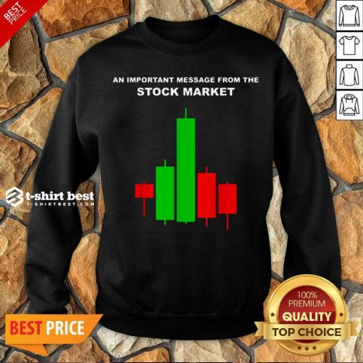 Stock Market Trade Sweatshirt - Design By 1tees.com