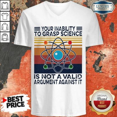 Bewildered Grasp Science Is Not A Valid Argument Against 2 V-neck