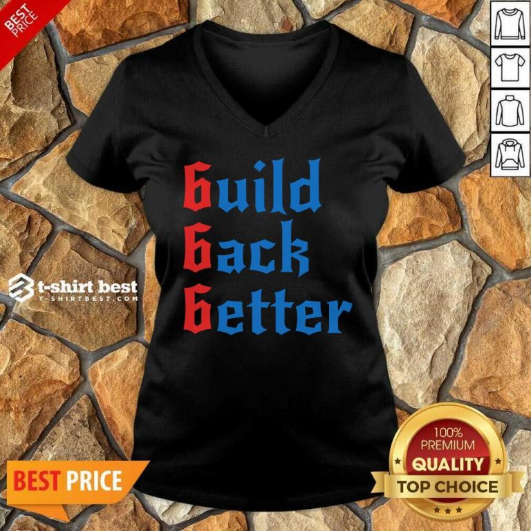 Build Back Better 666 Anti Globalist V-neck - Design By 1tees.com