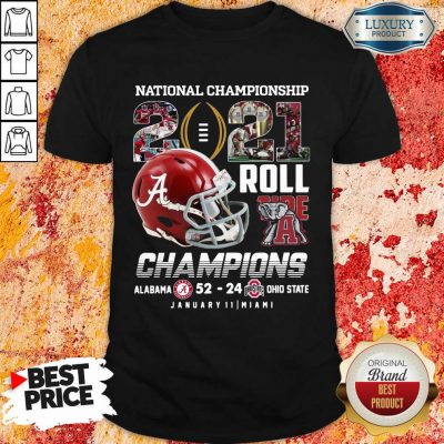 Great Roll Tide Champions Alabama 52 24 Ohio Shirt