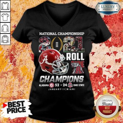 Great Roll Tide Champions Alabama 52 24 Ohio V-neck