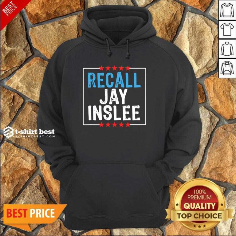 Recall Jay Inslee Stars Election Hoodie - Design By 1tees.com