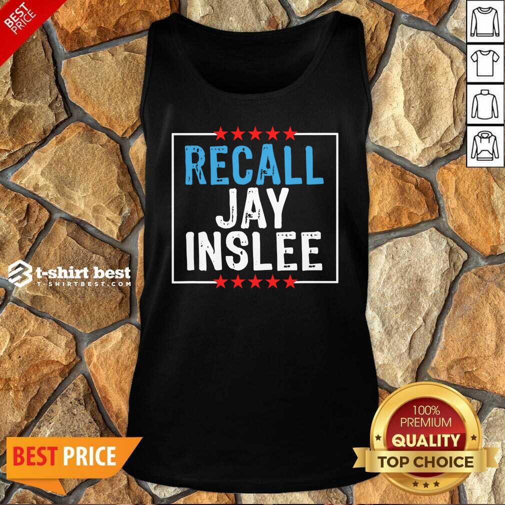 Recall Jay Inslee Stars Election Tank Top - Design By 1tees.com