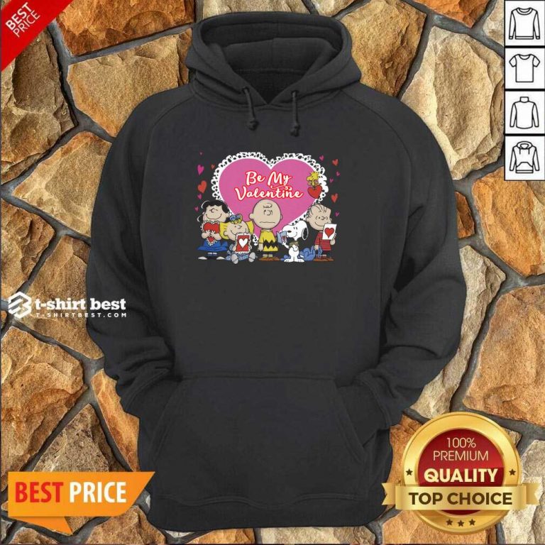 The Peanuts Be My Valentine Hoodie - Design By 1tees.com