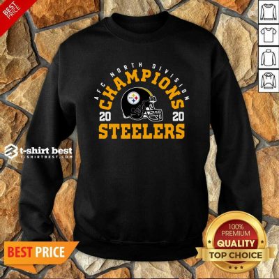 Afc North Division Champions 2020 Pittsburgh Steelers Sweatshirt - Design By 1tees.com