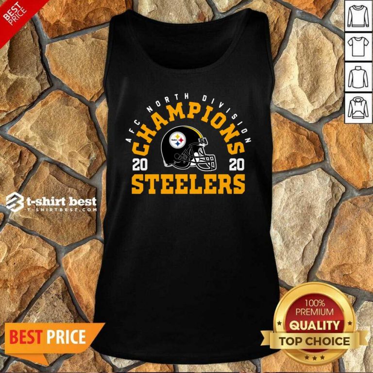 Afc North Division Champions 2020 Pittsburgh Steelers Tank Top - Design By 1tees.com