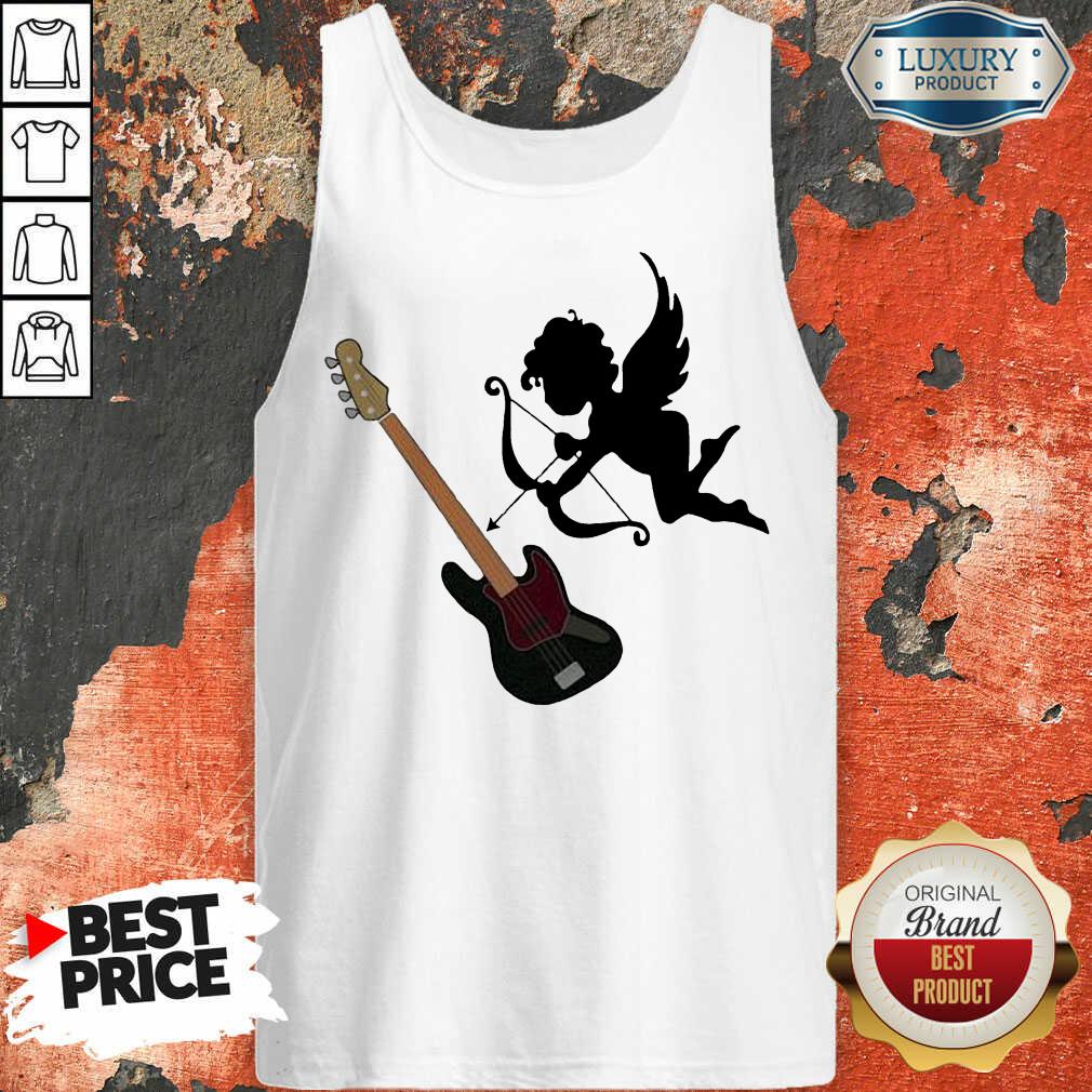 Reluctant Cupid Angles 1 Guitar Tank Top - Design by T-shirtbest.com