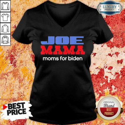 Surprised Joe Mama Moms For Biden 4 V-neck