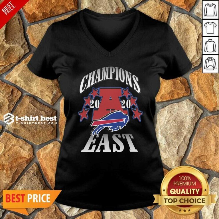 Champions 2020 Buffalo Bills East V-neck - Design By 1tees.com
