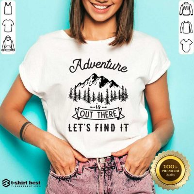 Adventure Is Out There 5 Find It V-neck - Design by T-shirtbest.com