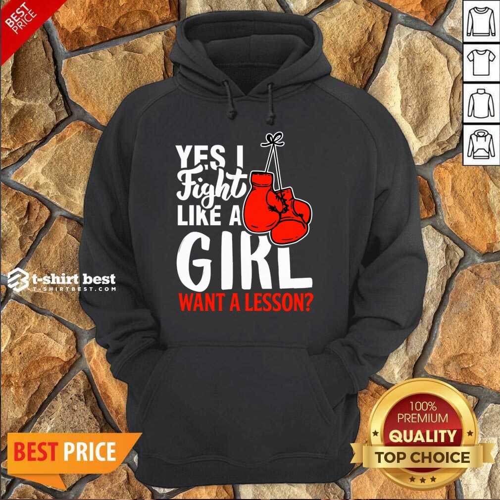 I Fight Like A Girl 1 Boxing Hoodie - Design by T-shirtbest.com