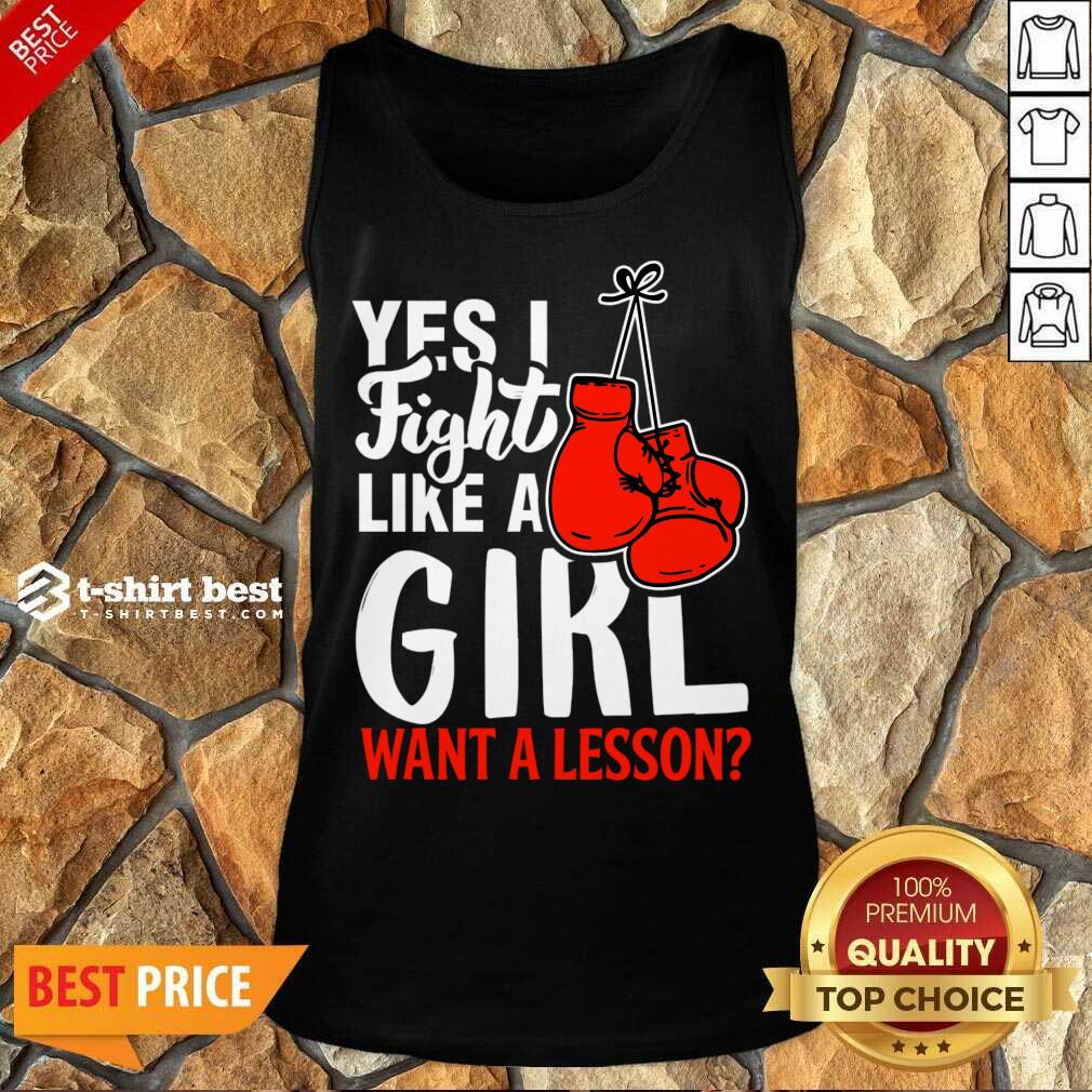 I Fight Like A Girl 1 Boxing Tank Top - Design by T-shirtbest.com