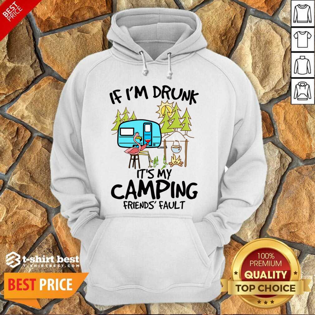 If I Am Drunk It Is My Camping Friends 4 Fault Hoodie - Design by T-shirtbest.com