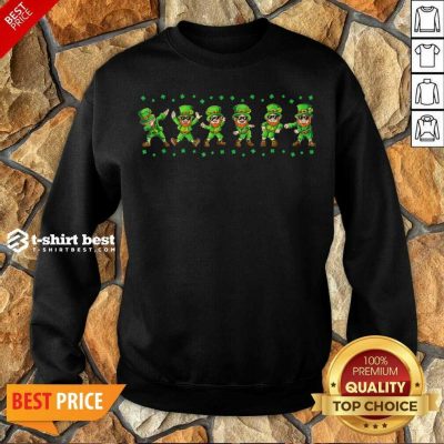 Leprechauns 6 Dancing St Patricks Day Sweatshirt - Design by T-shirtbest.com
