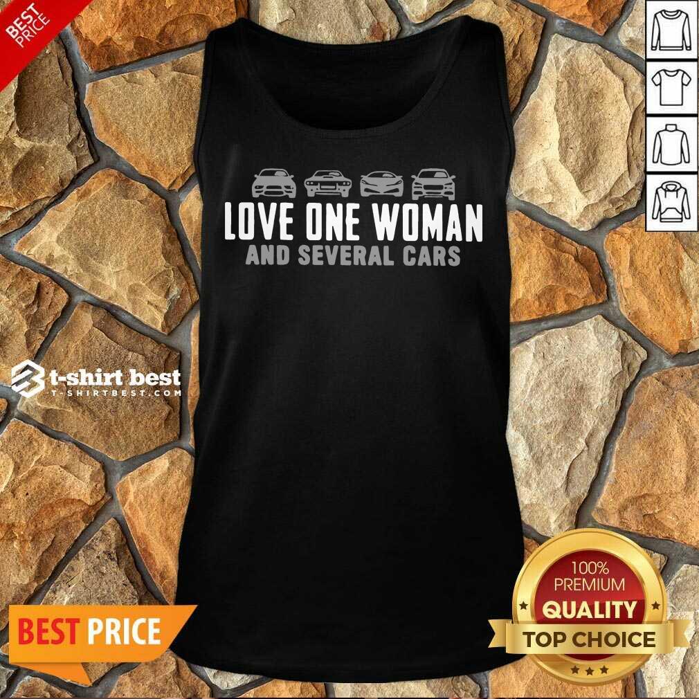 Love One Woman And 1 Several Cars Tank Top - Design by T-shirtbest.com