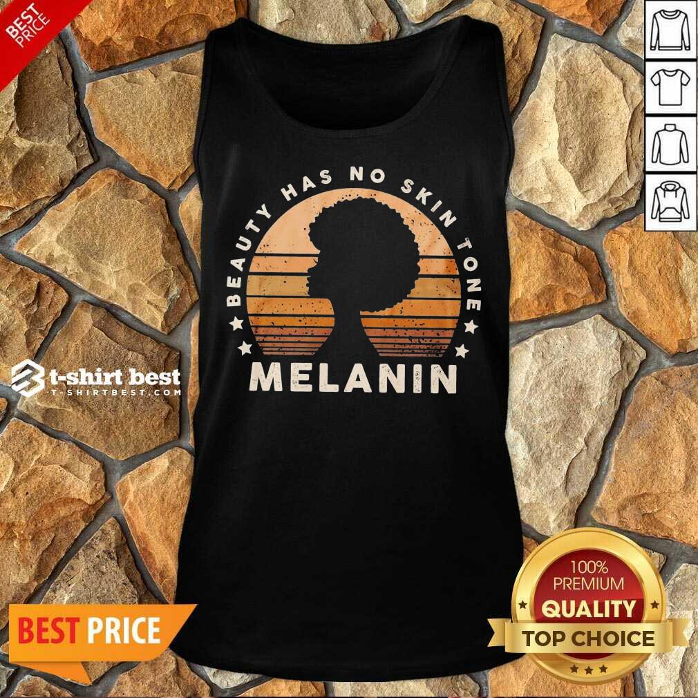 Melanin Beauty Has No 3 Skin Tone Vintage Tank Top - Design by T-shirtbest.com