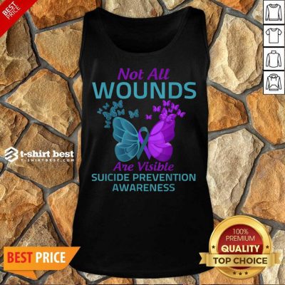 Not All Wounds Are Visible Suicide 7 Awareness Tank Top - Design by T-shirtbest.com