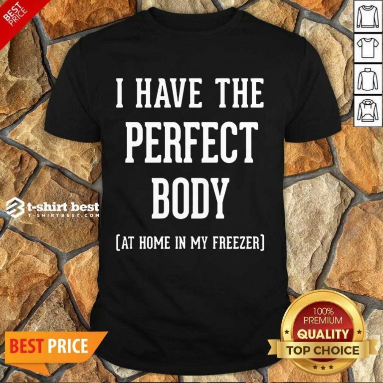 Nice I Have The Perfect Body At Home In My Freezer Shirt