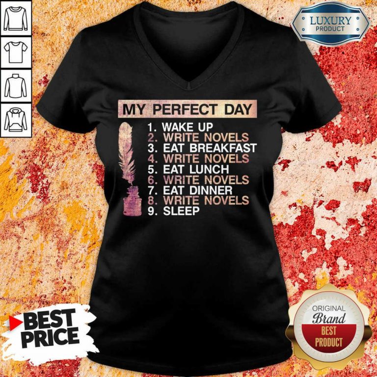 Perfect Writer My Perfect Day V-neck