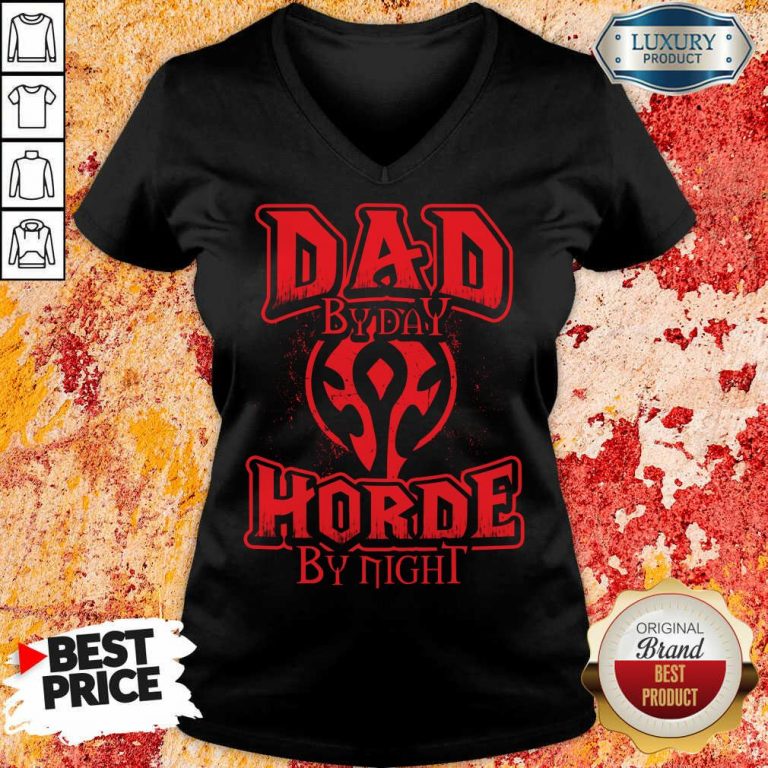 Dad By Day Horde By Night V-neck