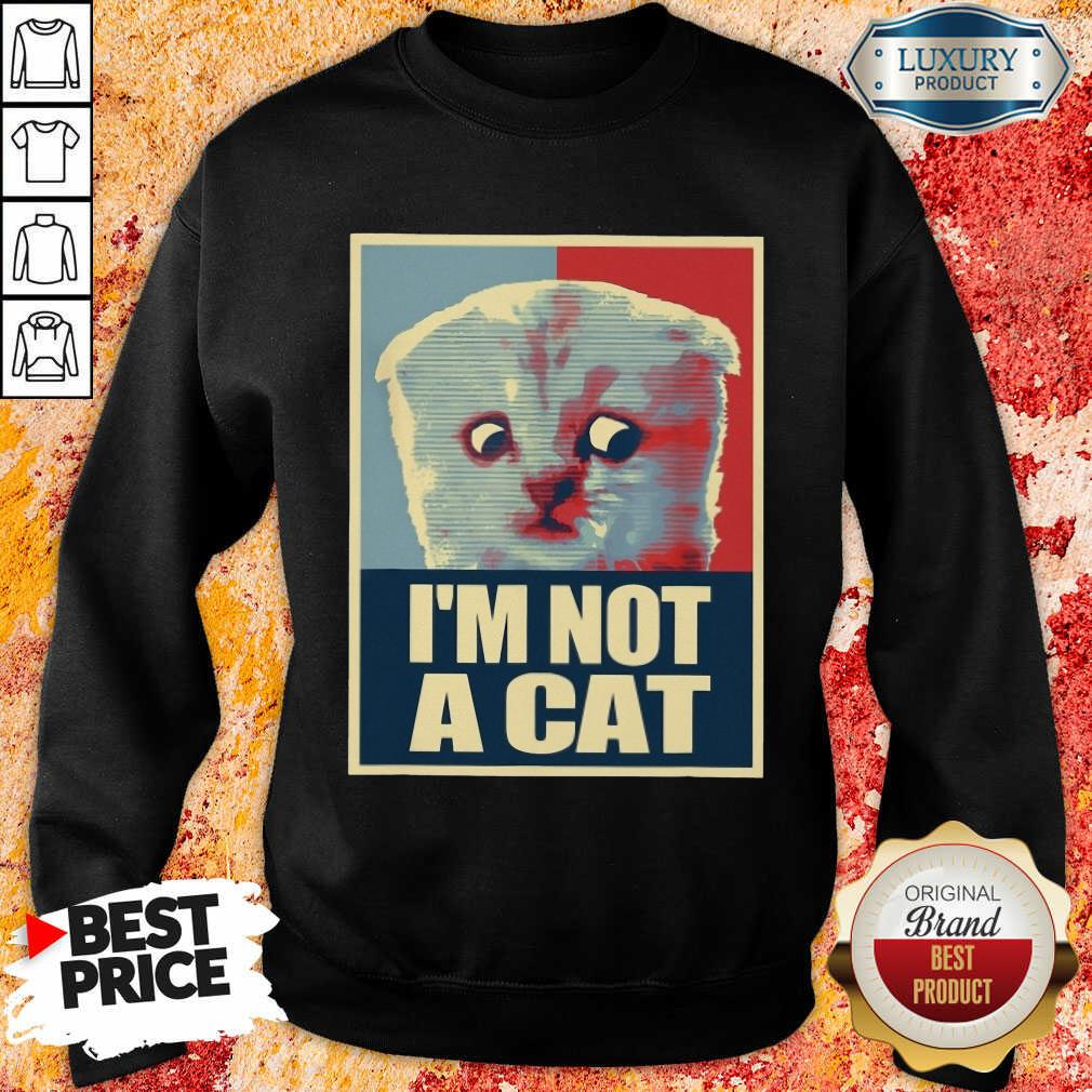 I'm Not A Cat Sweatshirt