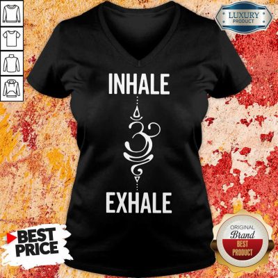 Inhale Exhale V-neck