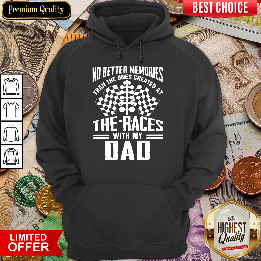 My Dad Dirt Track Racing Memories Hoodie