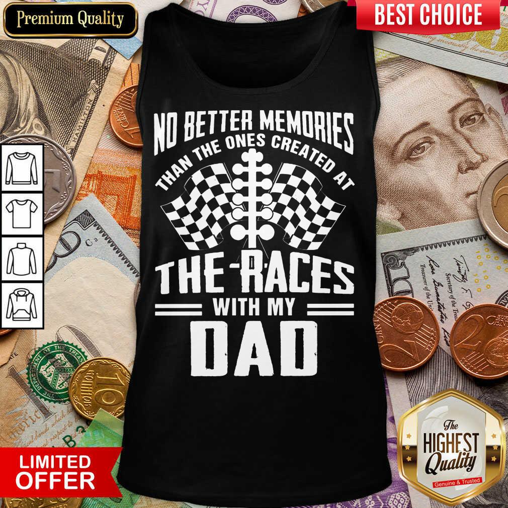 My Dad Dirt Track Racing Memories Tank Top