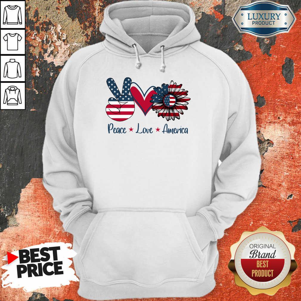 Peace Love America Hoodie