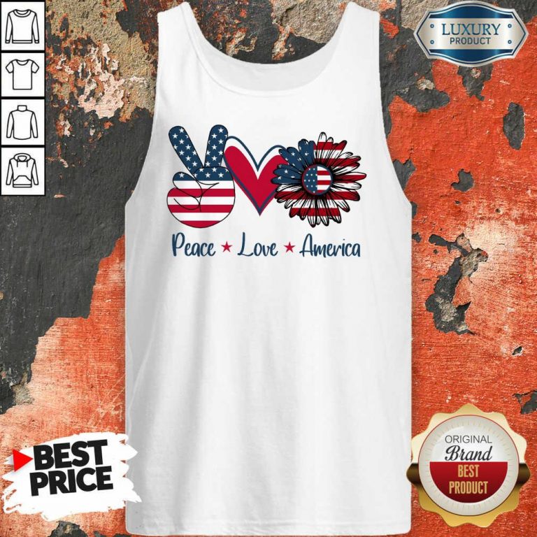 Peace Love America Tank Top