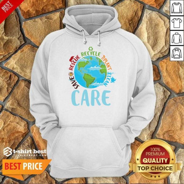 Save The Planet Keep It Green Earth Day Hoodie