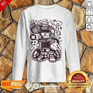 Arcade Game Boombox Sweatshirt