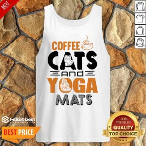 Coffee Cats And Yoga Mats Tank Top