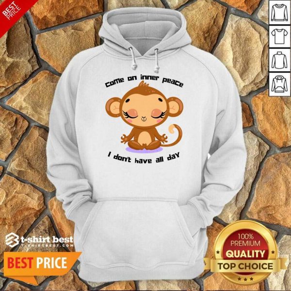 Monkey Come On Inner Peace I Don't Have All Day Hoodie