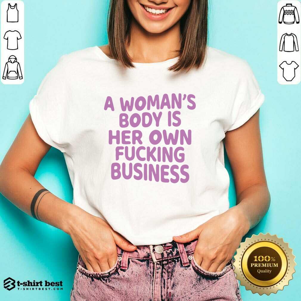 A Woman's Body Is Her Own Business V-neck