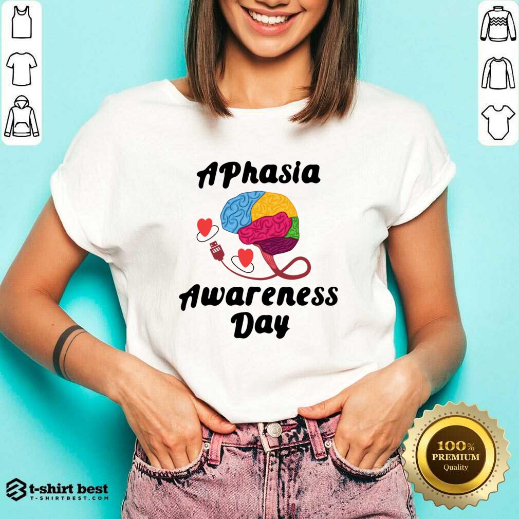 Aphasia Awareness Day V-neck